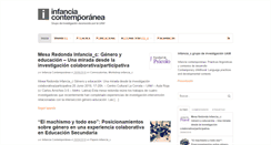 Desktop Screenshot of infanciacontemporanea.com